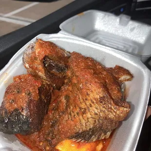 Mackerel and tilapia with stew!!!