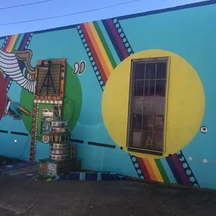 entry @ Back of a)SP..."A"(c)E Studio / Art /Gallery (view from parking lot)