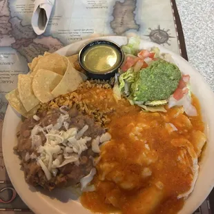 Two cheese Enchiladas