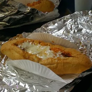 Meatball sub at Asparagus Pizza