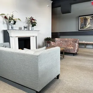 Upstairs casual seating