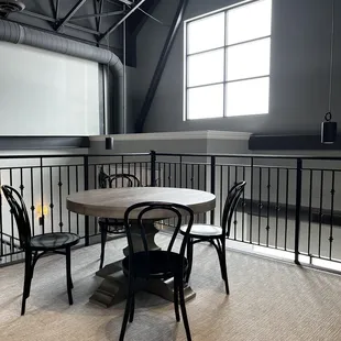 Upstairs dining