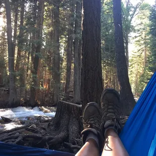 Site 33 has the Creek running behind the site. Perfect spot for a hammock.
