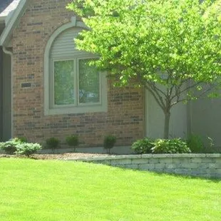 Retaining Wall Installation - AFTER