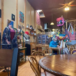 the interior of the restaurant