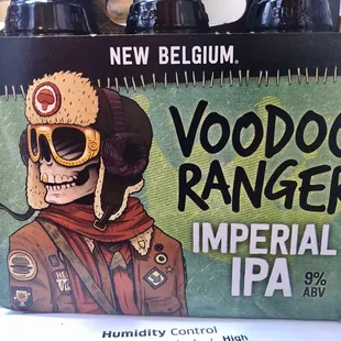 a bottle of voodoo ranger imperial ipa