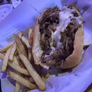 Philly Cheese Steak Sandwich