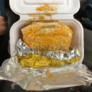 Flying jays burrito
