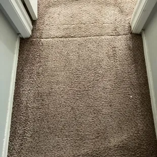 They took up padding and never replaced it, the carpet is tearing right where my 88 year old grandma tripped and broke part of her back