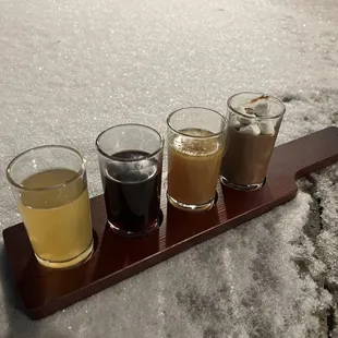 winter flight night