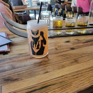 Shot-ski and pretty in pink