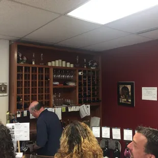 a wine tasting