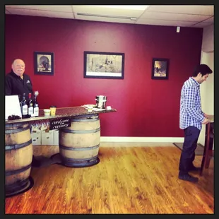 The tasting room