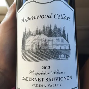 Try and buy this, 2012 Cabernet Sauvignon.