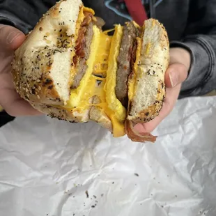 Breakfast sandwich