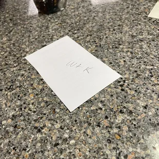 They remembered our favorite spot!