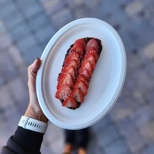 Chocolate Hazelnut Berry Toast