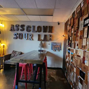 a view of the inside