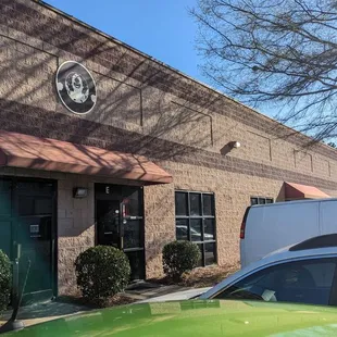 Front of the brewery