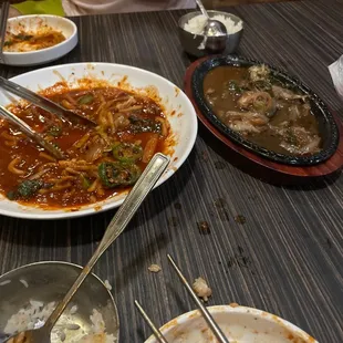 Empty plates cuz it was too good