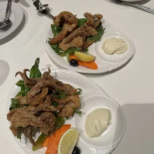 Deep Fried Calamari Legs