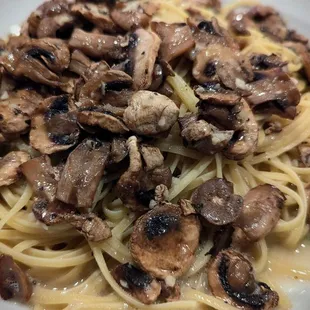 Mushroom Linguine