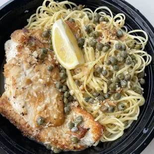 Fish piccata