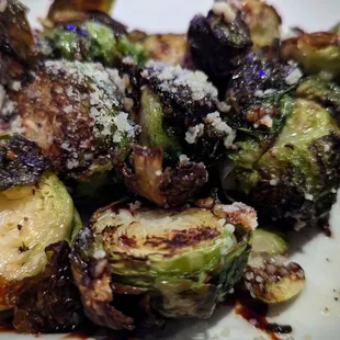 Brussel Sprout appetizer minus bacon bits