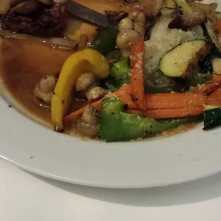 New York Steak and Scallop Scampi