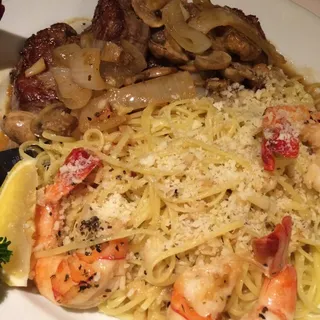 Filet Mignon & Shrimp Picante