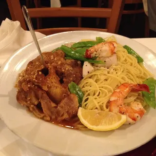 Osso Bucco & Shrimp Picante