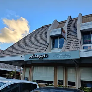 The name of the restaurant is above