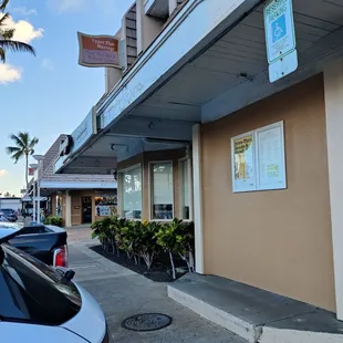 View from the parking lot