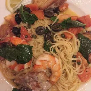 Shrimp & Chicken Picante (Spicy Garlic Shrimp & Chicken)