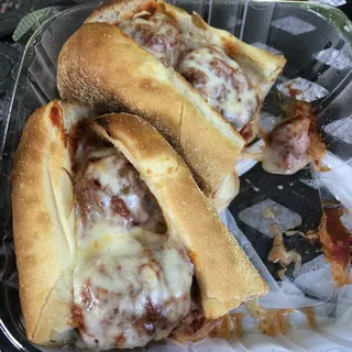 Meatball Parmigiana Hot Sub