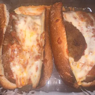 Eggplant Parmigiana Hot Sub