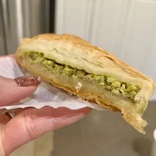 Delicious pistachio baklava