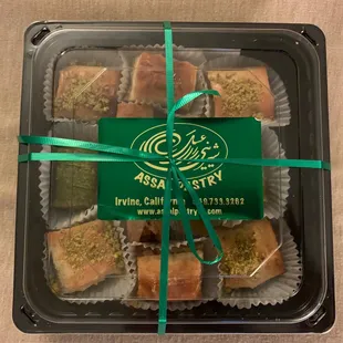Assorted baklava