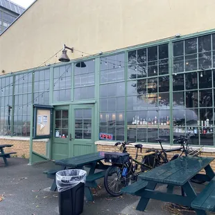 Front of the restaurant