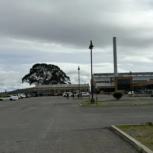 The building on the right is the Restaurant