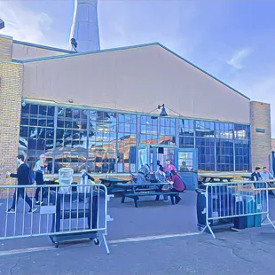 Front of the marketplace