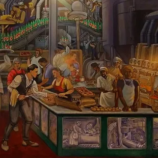 If you happen to visit at the right time, you can enjoy the murals close up or from a distance