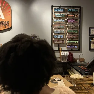 The brews on tap as of 11/11