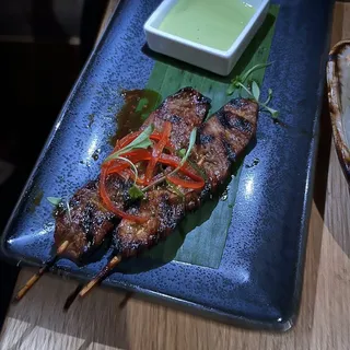 Charred Wagyu Beef Satay