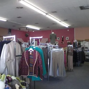 organzied, clean thrift shop