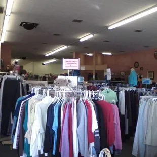 organzied, clean thrift shop