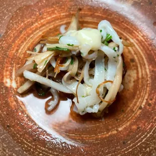 a plate of food on a table