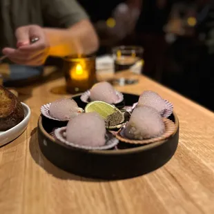 Scallop Crudo - Instagram @friesandchives