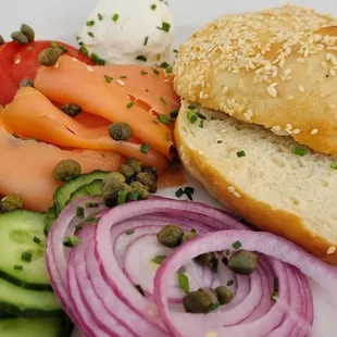 After dining here, you will never want to eat at an Einstein&apos;s bagel ever again! Isn&apos;t this gorgeous?!