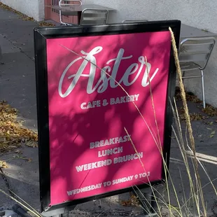 Sidewalk sign
